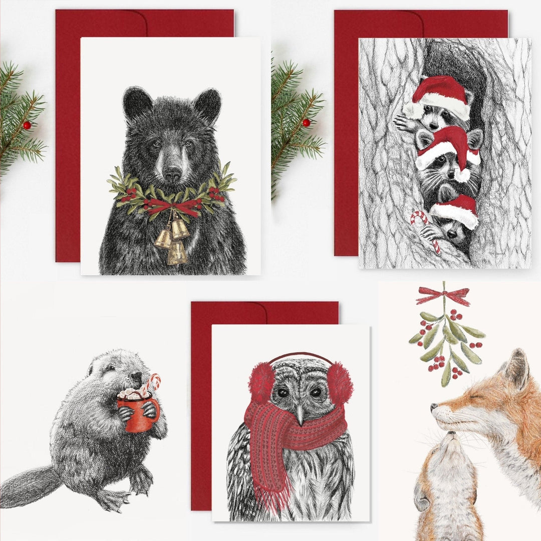 Free NEW - 5 Christmas Greeting Card Bundle 2024 - Special Christmas Card BUNDLE - LE NID atelier