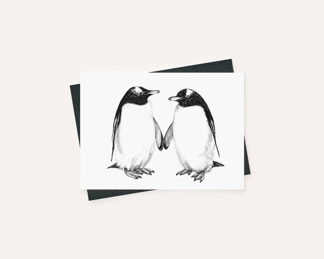 Gentoo Penguins - Greeting Card - LE NID atelier
