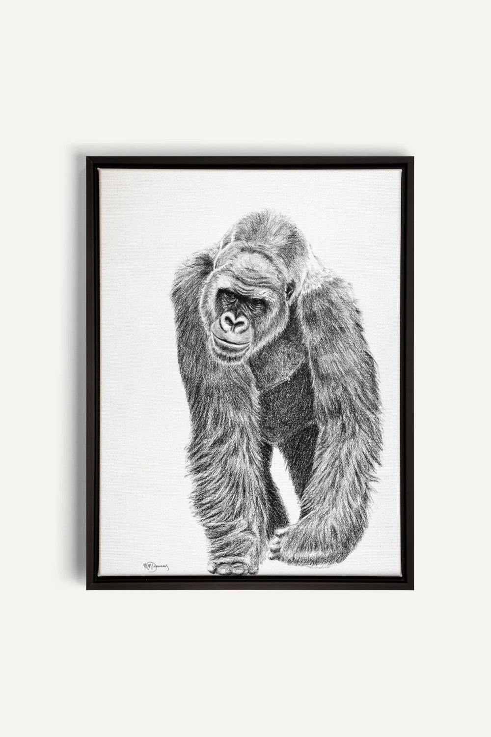 Gorilla collaboration with La Fondation du Zoo de Granby, canvas print - LE NID atelier