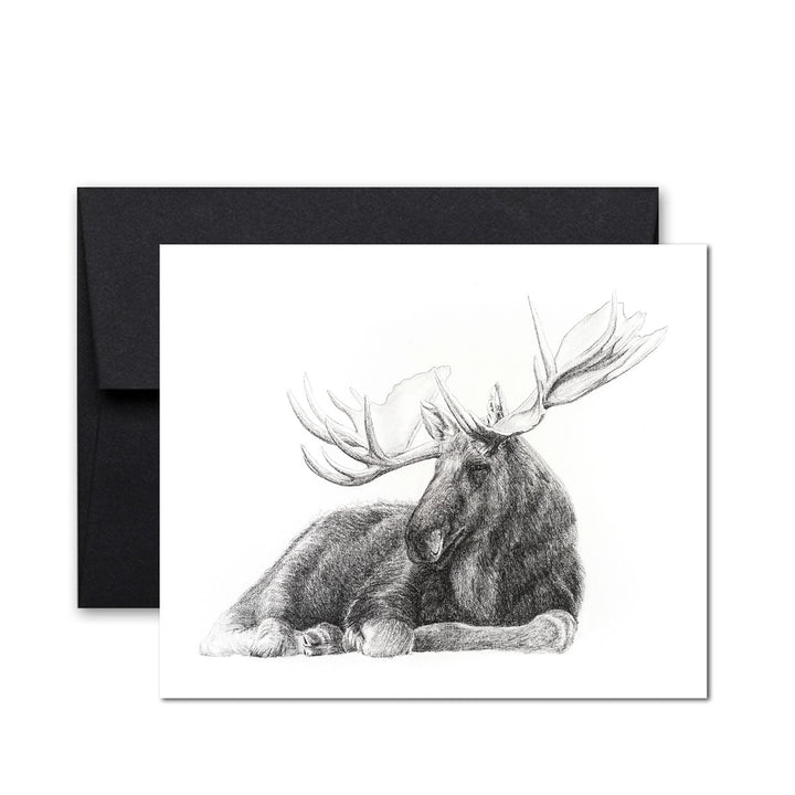 Majestic Moose Greeting Card - LE NID atelier