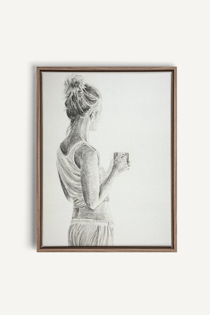 Morning Coffee, canvas print - LE NID atelier