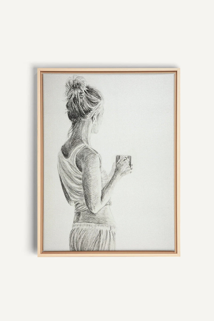 Morning Coffee, canvas print - LE NID atelier