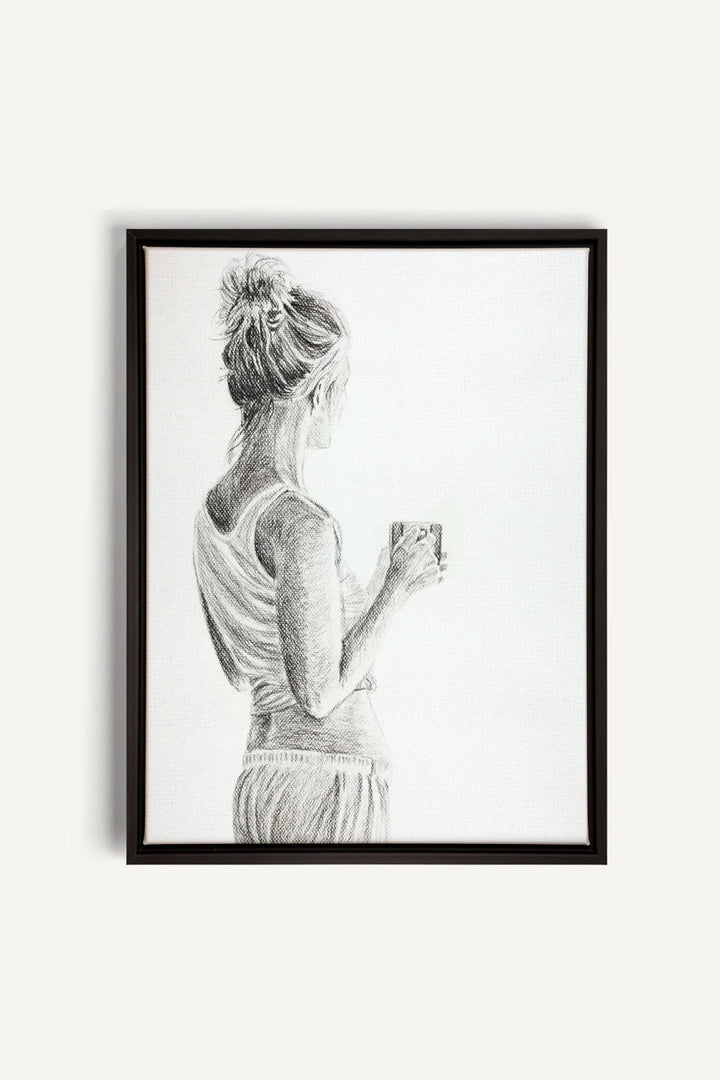 Morning Coffee, canvas print - LE NID atelier