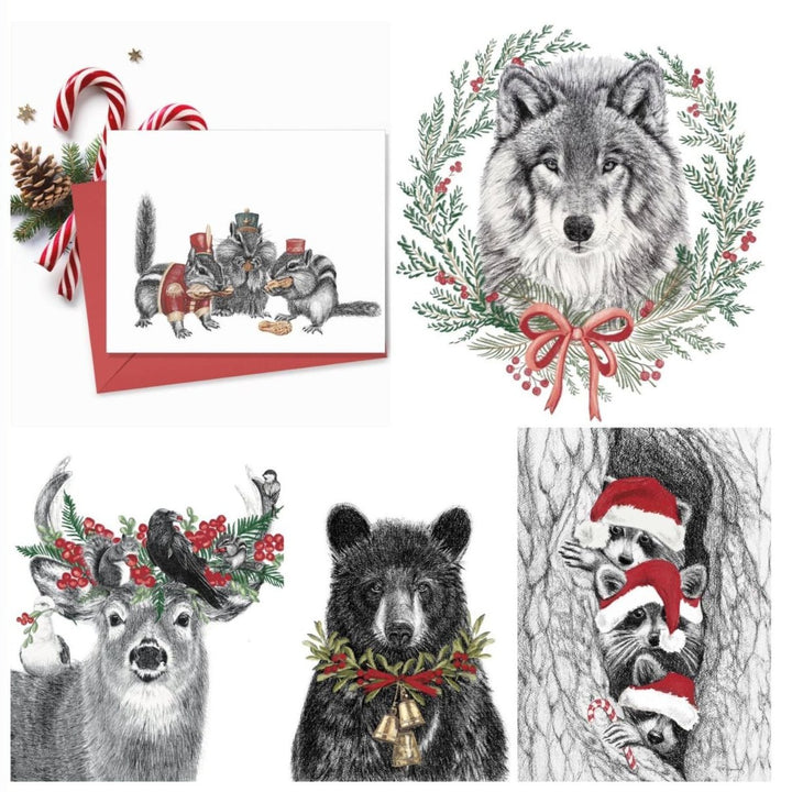 NEW 5 Christmas Greeting Card Bundle 2025 - Special Christmas Card BUNDLE - LE NID atelier