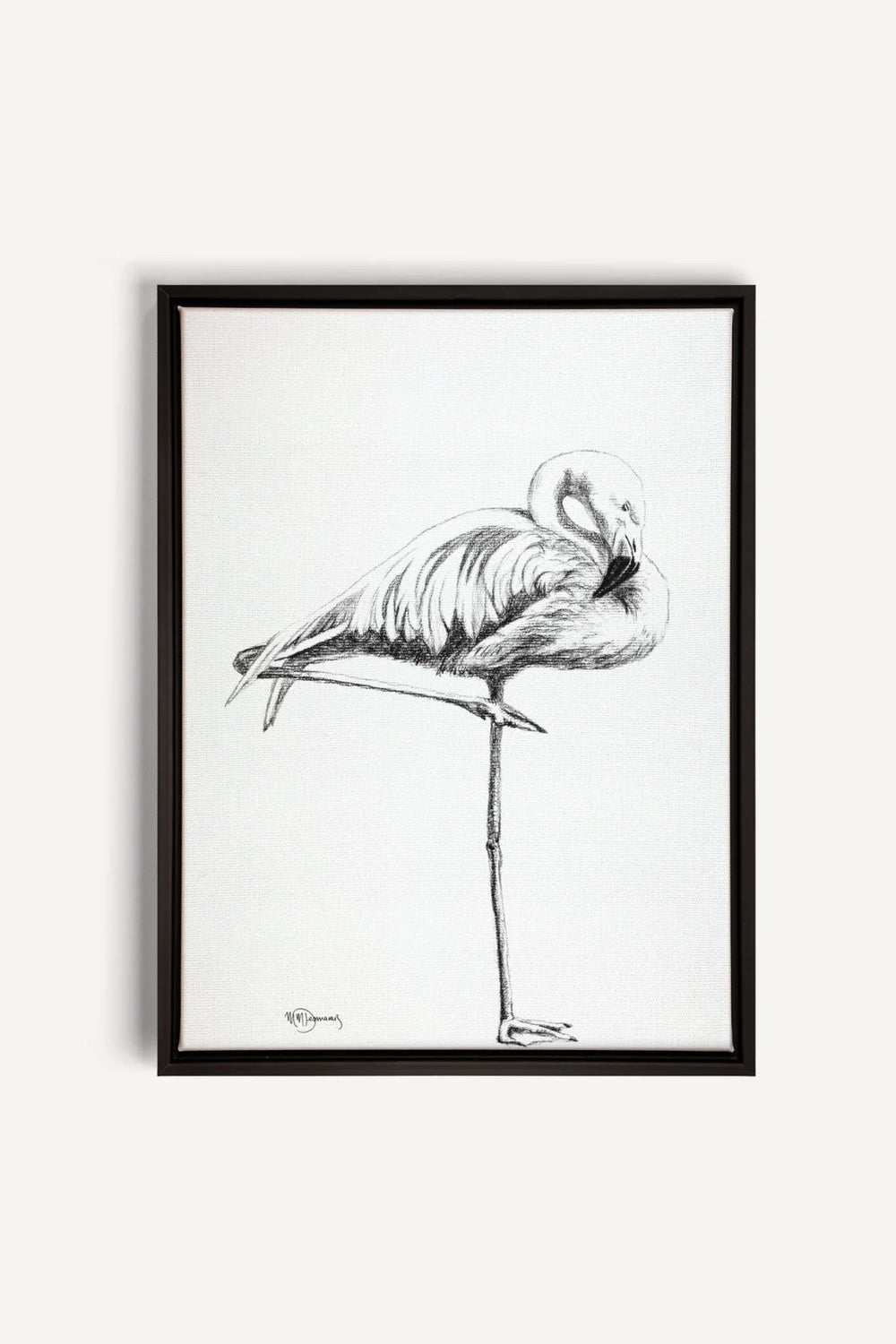 Pink Flamingo, canvas print - LE NID atelier
