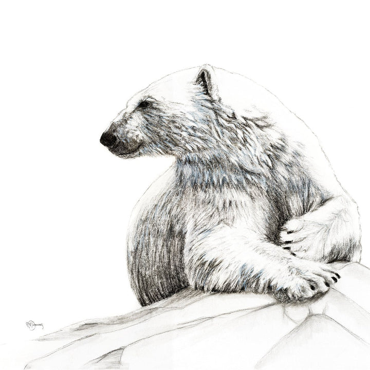 Polar Bear Smiling - art print - LE NID atelier