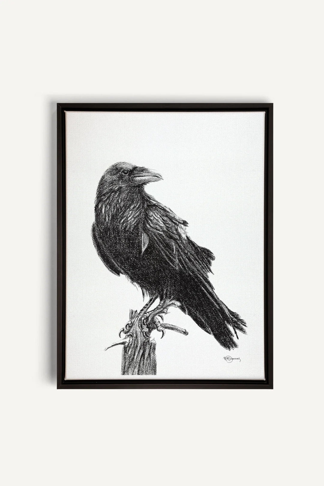 Raven, canvas print - LE NID atelier