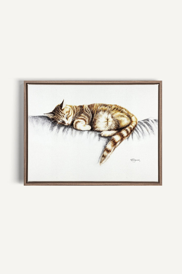 Sleeping Cat, canvas print - LE NID atelier