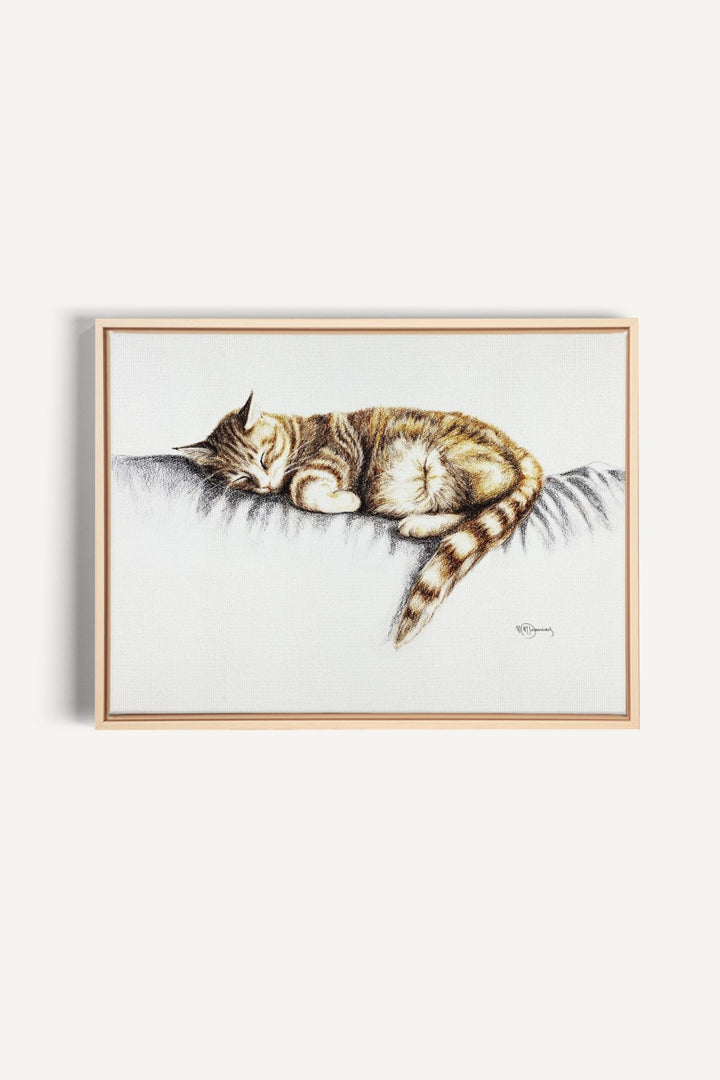 Sleeping Cat, canvas print - LE NID atelier
