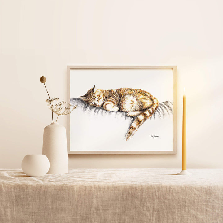 Sleeping Cat - Print - LE NID atelier