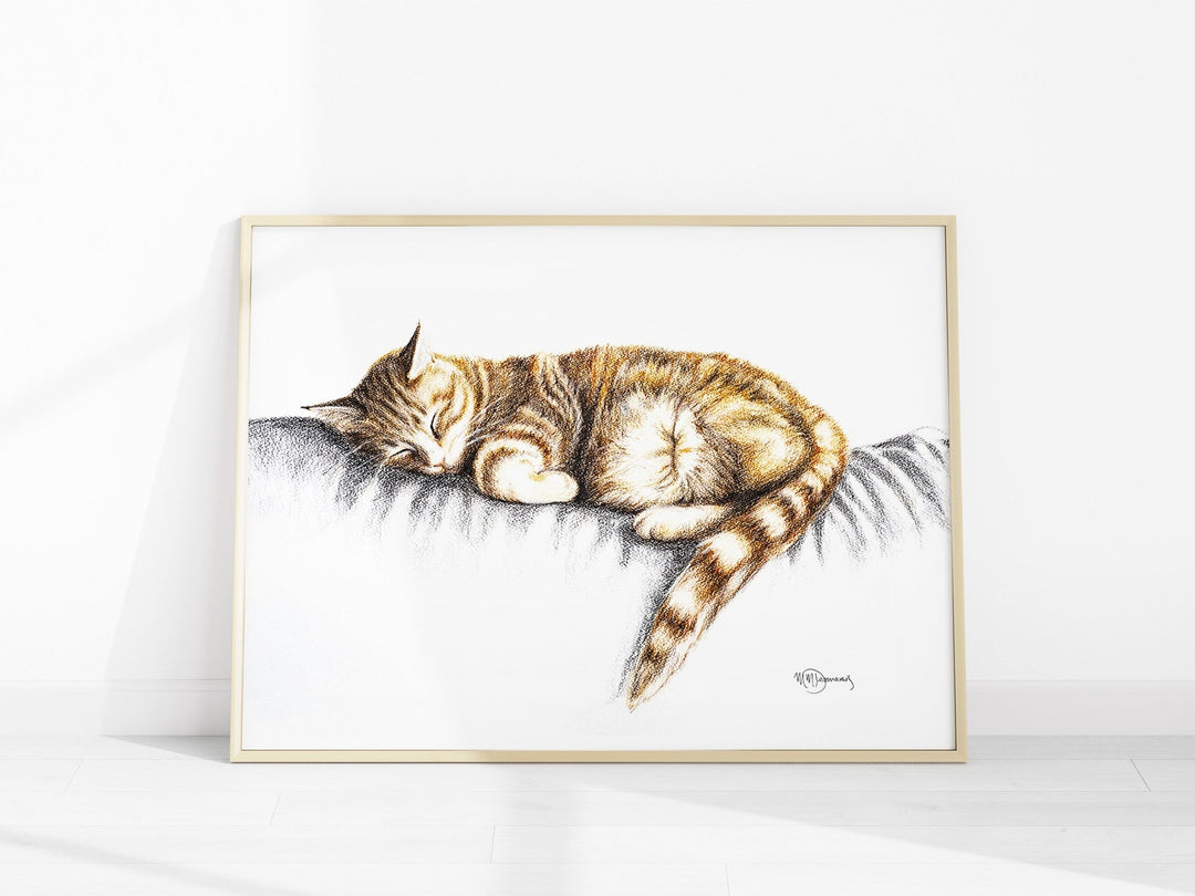Sleeping Cat - Print - LE NID atelier