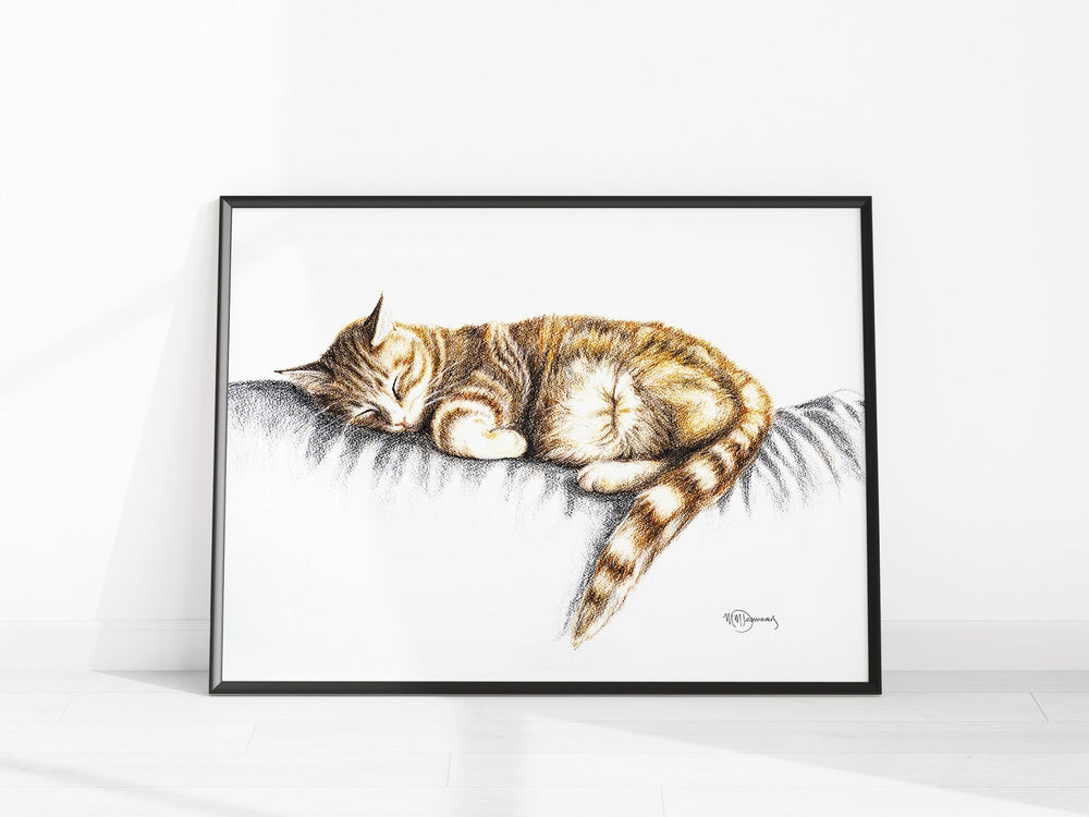 Sleeping Cat - Print - LE NID atelier