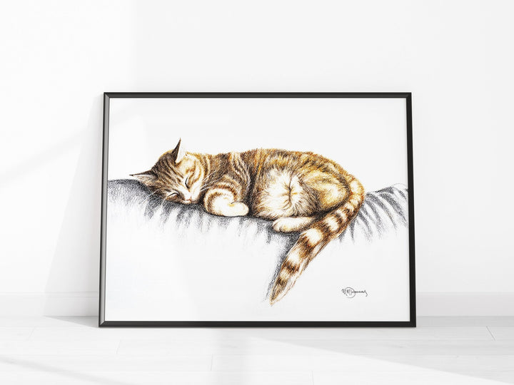 Sleeping Cat - Print - LE NID atelier