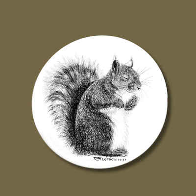 Sleepy Squirrel Sticker for Water Bottle, Agenda or Computer (Copie) - LE NID atelier