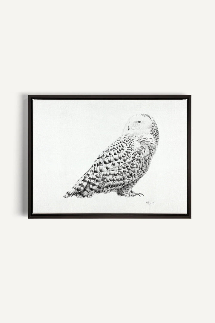 Snowy Owl, canvas print - LE NID atelier