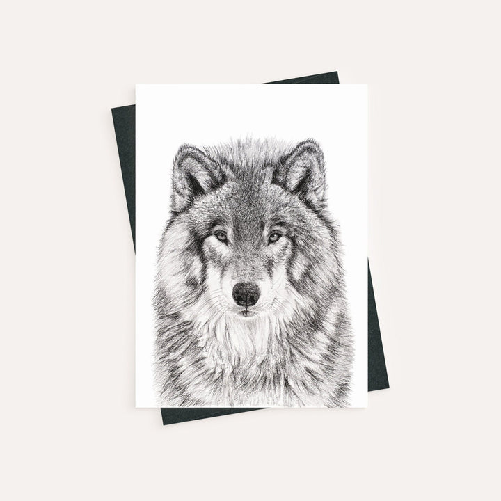 The Wolf Greeting Card - LE NID atelier