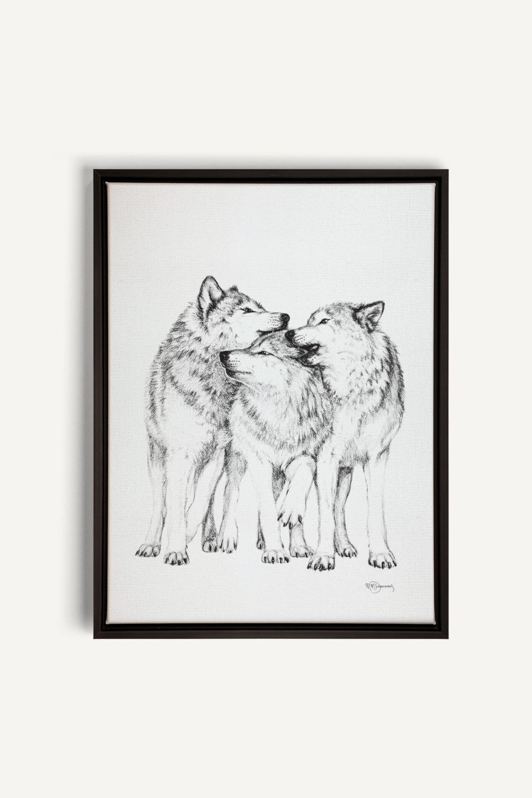 Wolf Pack, canvas print - LE NID atelier