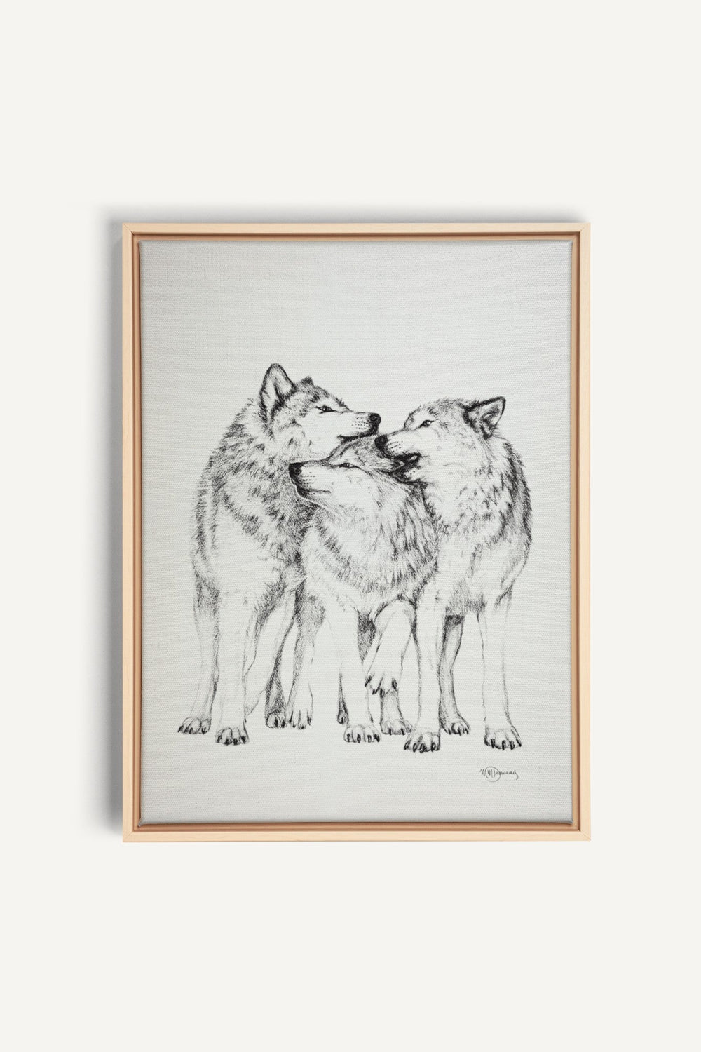 Wolf Pack, canvas print - LE NID atelier