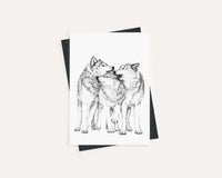 Wolf Pack - Greeting Card