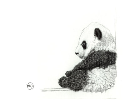 Baby Panda Greeting Card - LE NID atelier