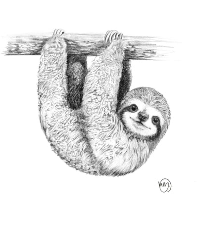 Cute Baby Sloth - LE NID atelier