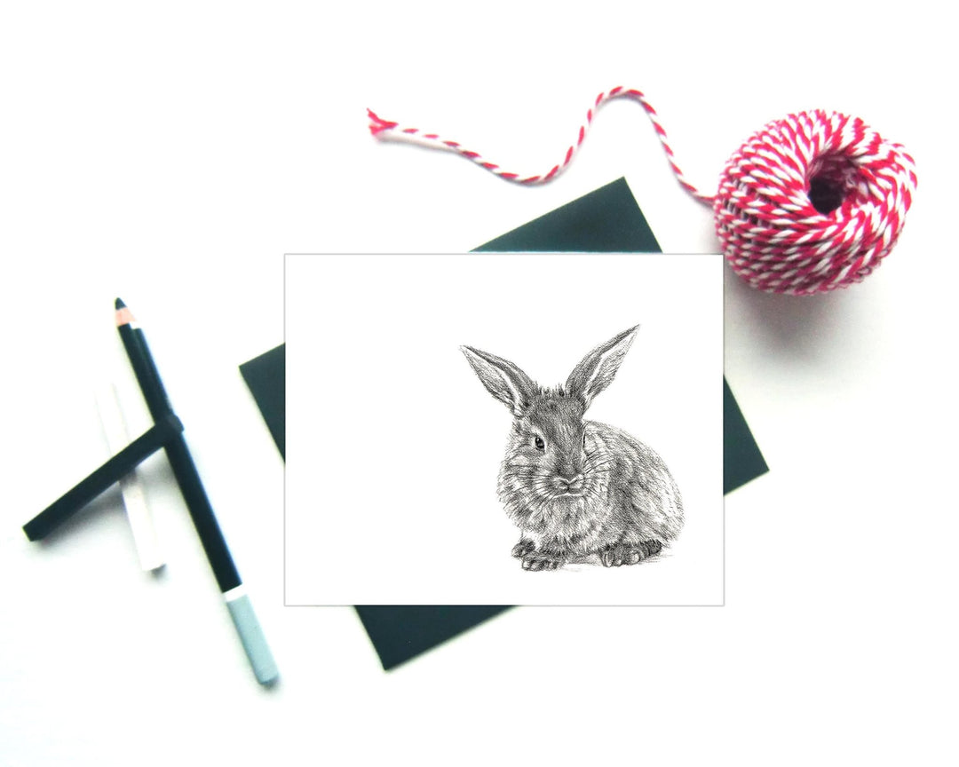 Cute Rabbit Greeting Card - LE NID atelier