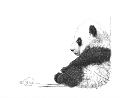 Cute Sitting Panda - LE NID atelier