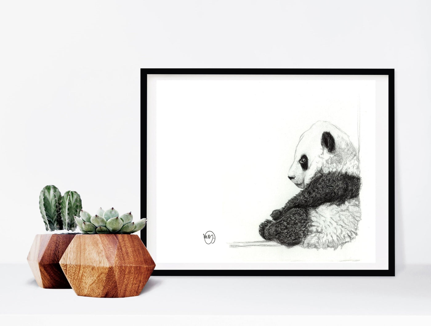 Cute Sitting Panda - LE NID atelier