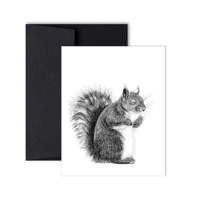 Cute Sleeping Squirrel Greeting Card - LE NID atelier