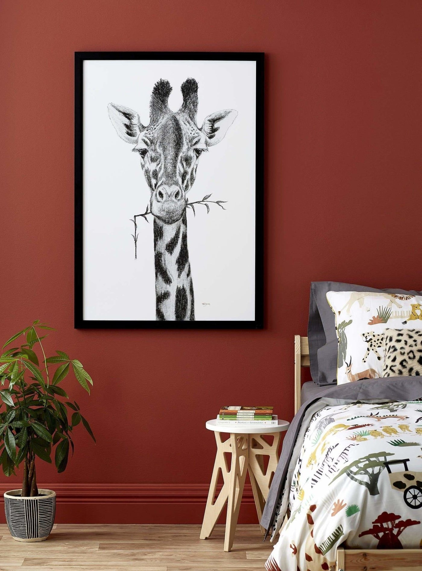 Giraffe Portrait - LE NID atelier