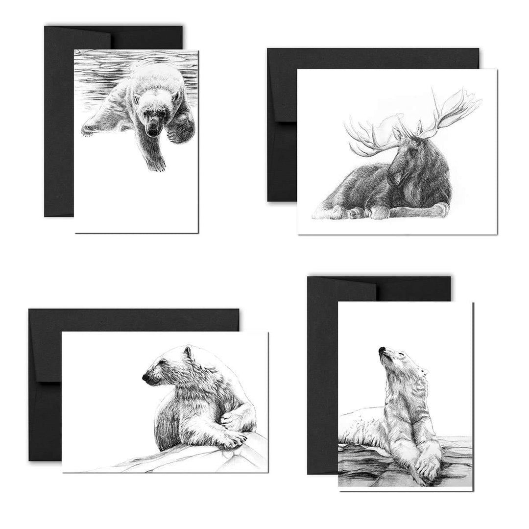 Greeting Cards Bundle - 6 greeting Cards for 20 - LE NID atelier