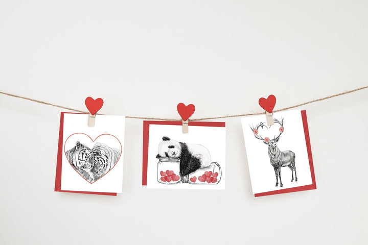 NEW - Valentines Day Greeting Card Bundle - Special Valentines Day BUNDLE - LE NID atelier