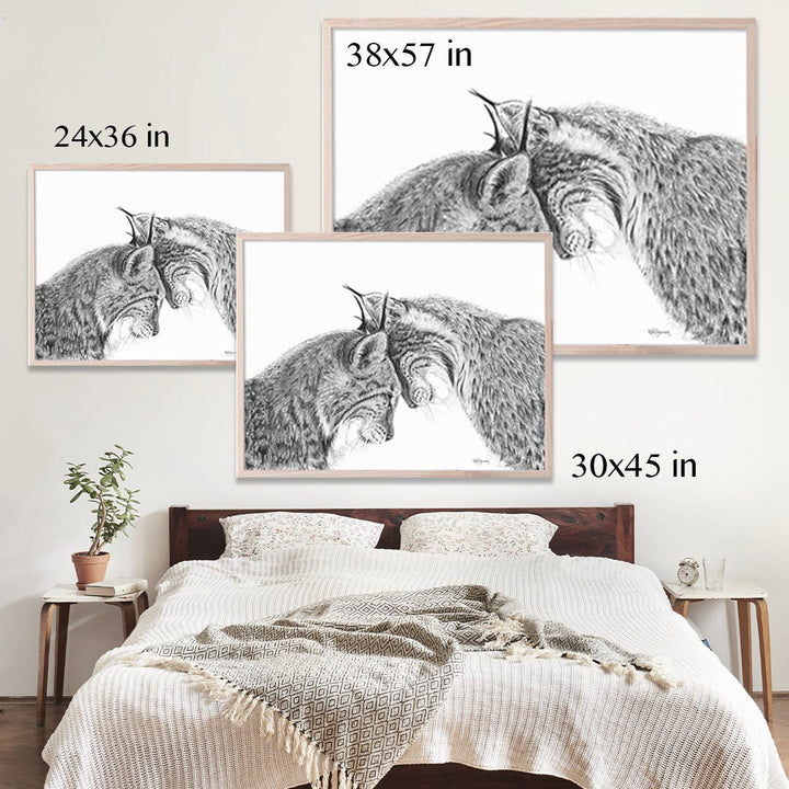 ORIGINAL ARTWORK - Tigers - Amur Tigers - From the Zoo de Granby Collaboration - LE NID atelier