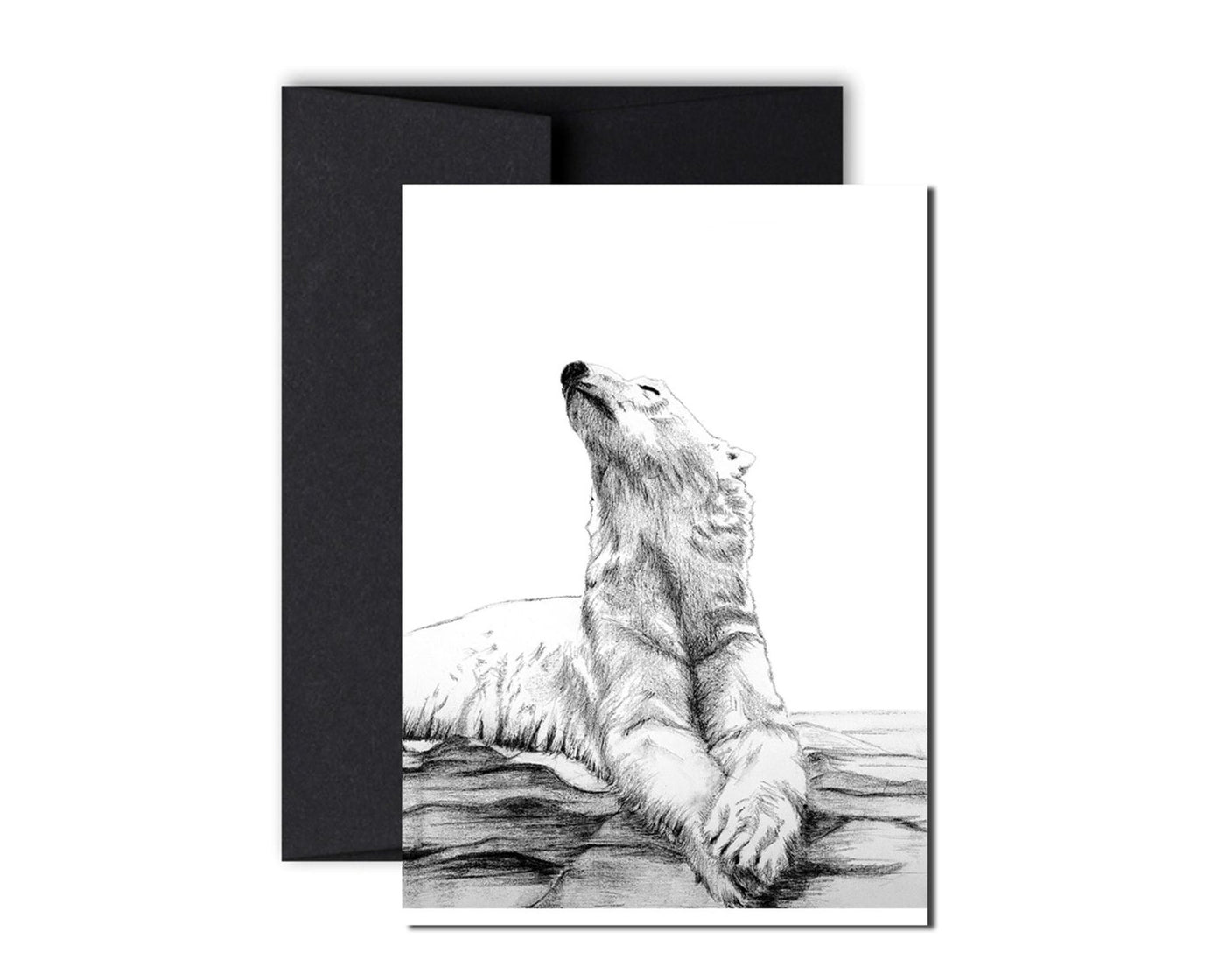 Polar Bear Greeting Card - LE NID atelier