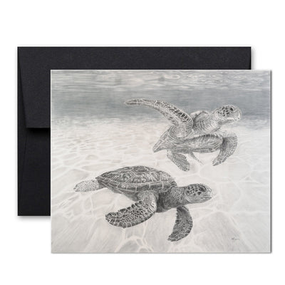 Sea turtles Greeting Card - LE NID atelier