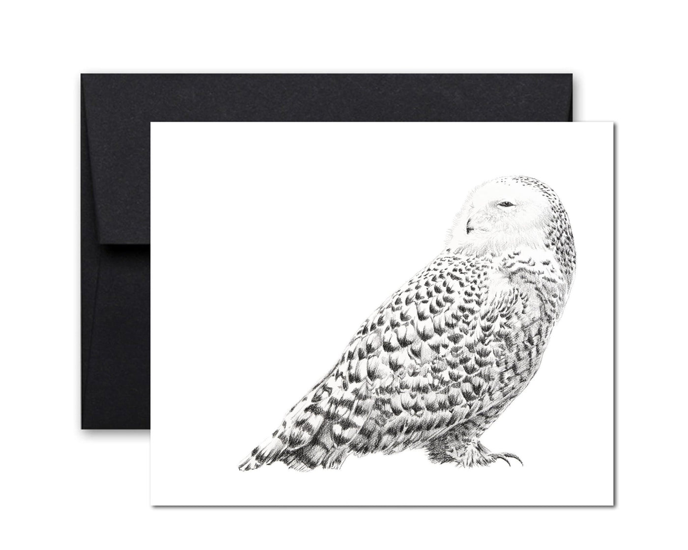 Snowy Owl Greeting Card - LE NID atelier