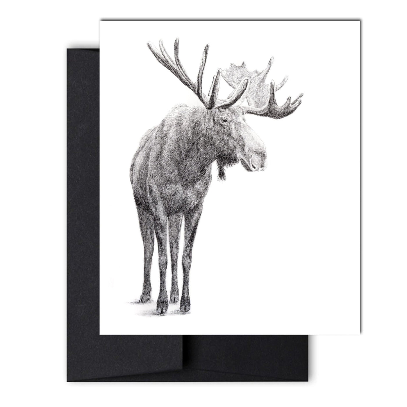 The Standing Moose Greeting Card - LE NID atelier