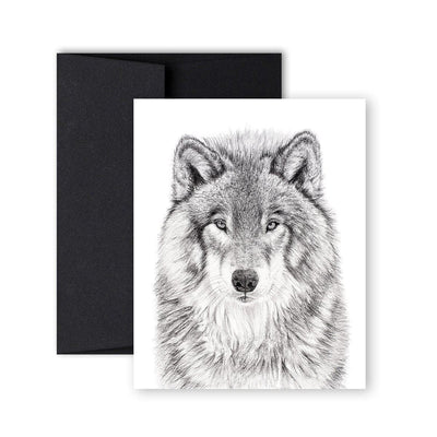 The Wolf Greeting Card - LE NID atelier