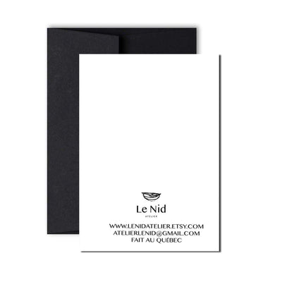 The Wolf Greeting Card - LE NID atelier